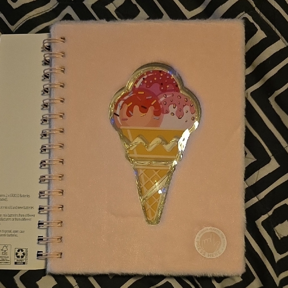 Pink Ice Cream Notebook - Picture 4 of 5